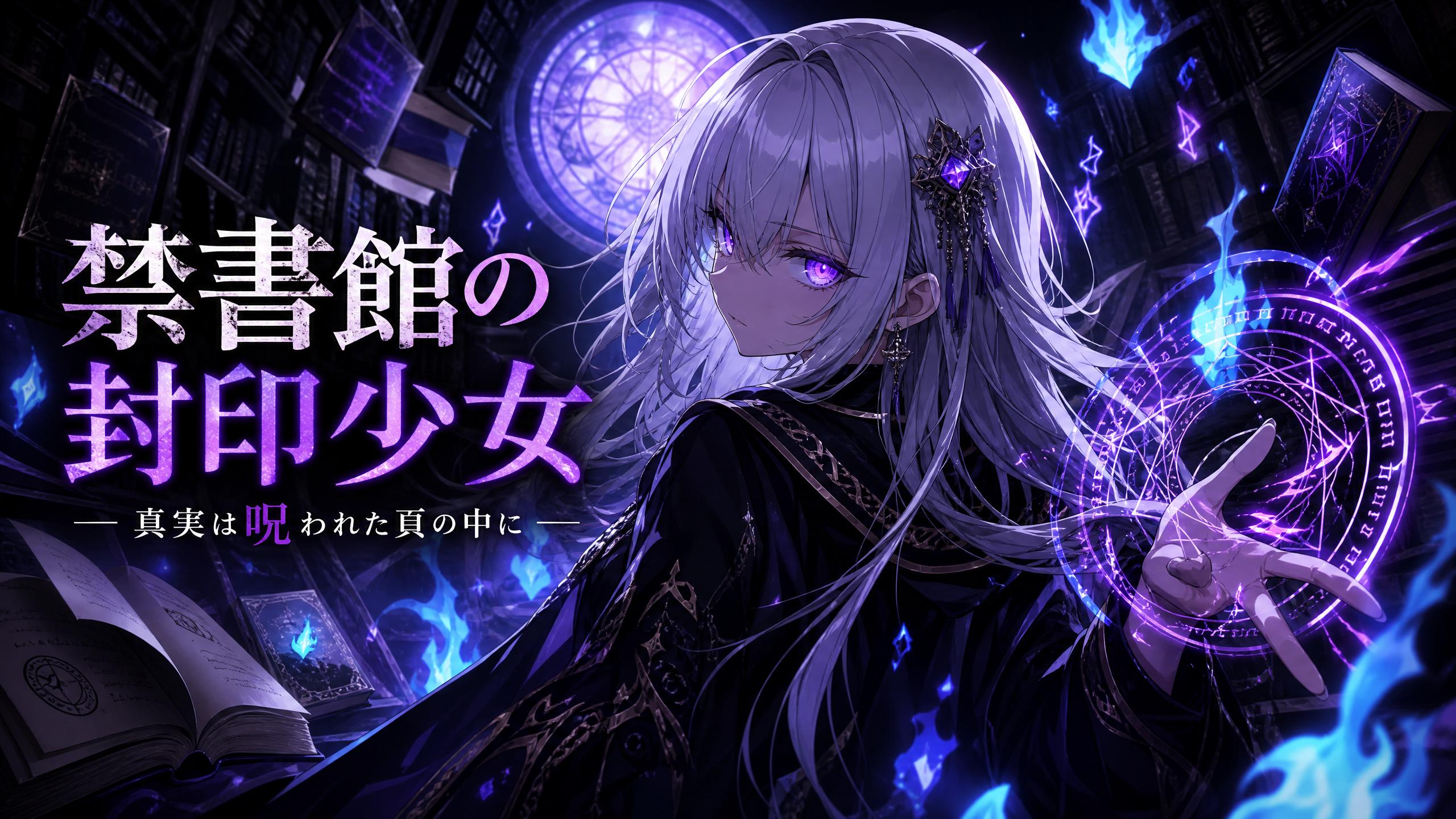 抖音风-抖音风悬疑动漫·《禁书馆的封印少女》动漫演示解析